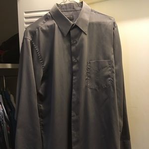 Silver/grey dress shirt 16 1/2 - 34/35